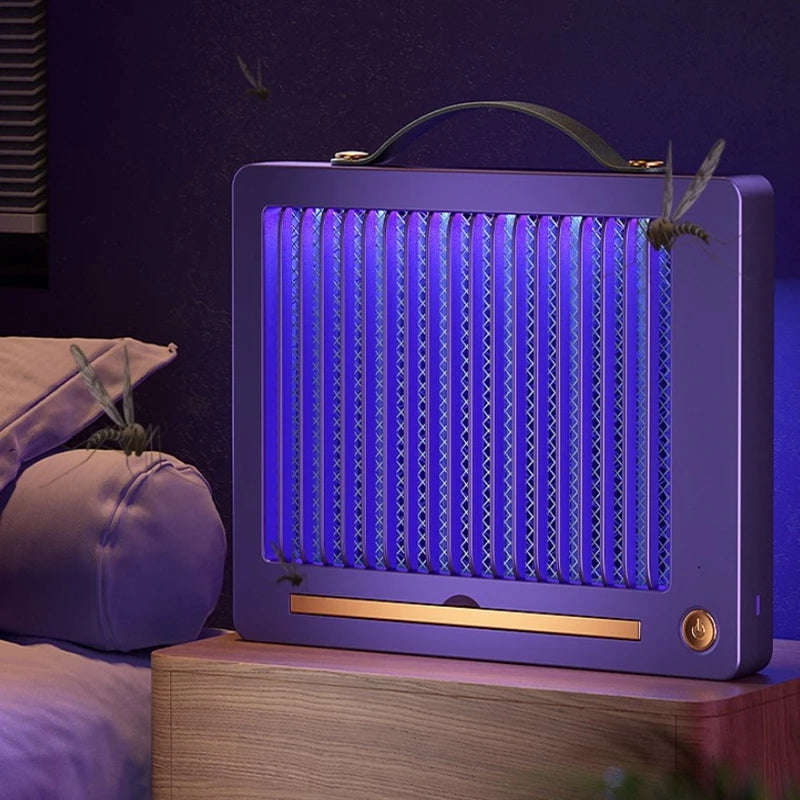 Portable Electric Shock Mosquito Killer Lamp-Black