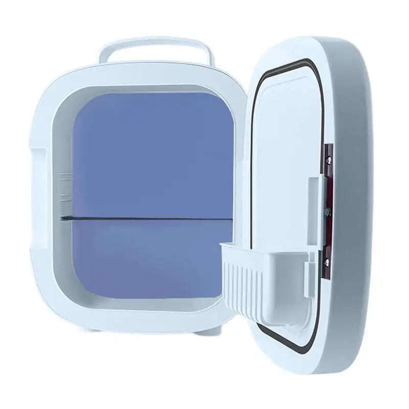 Mini Fridge Portable Beauty Cosmetics LED Mirror Makeup Refrigerator Cooler 6Litre White Only