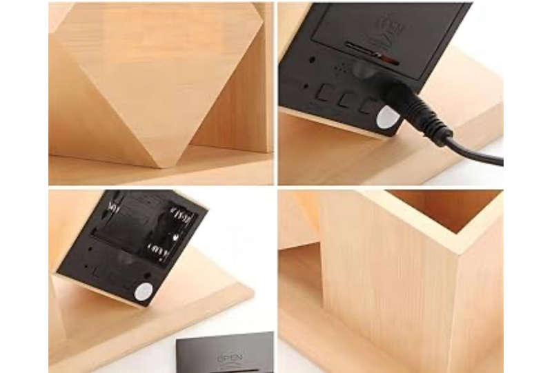 MTech Alarm Clock With Digital Temperature Sensor