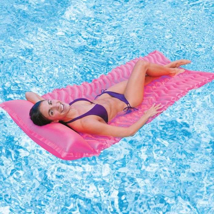 Intex Tote N Float Wave Mat Orange, & Pink