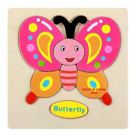 Colorful Educational Wooden Puzzle For Kids