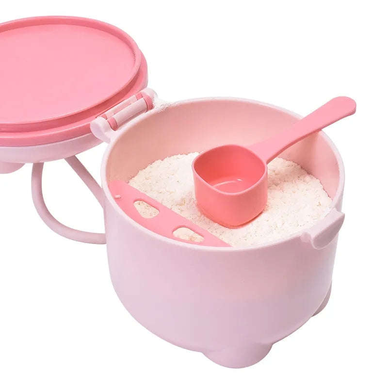 Portable Cute Baby Food Storage Cup With a Spoon