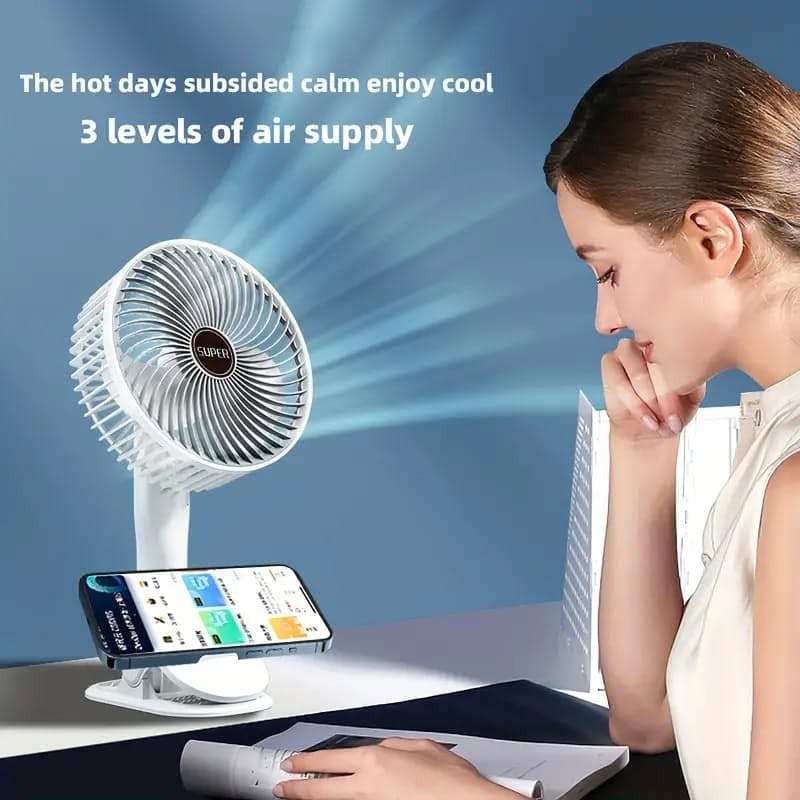 Portable  Rechargeable  Desk Fan