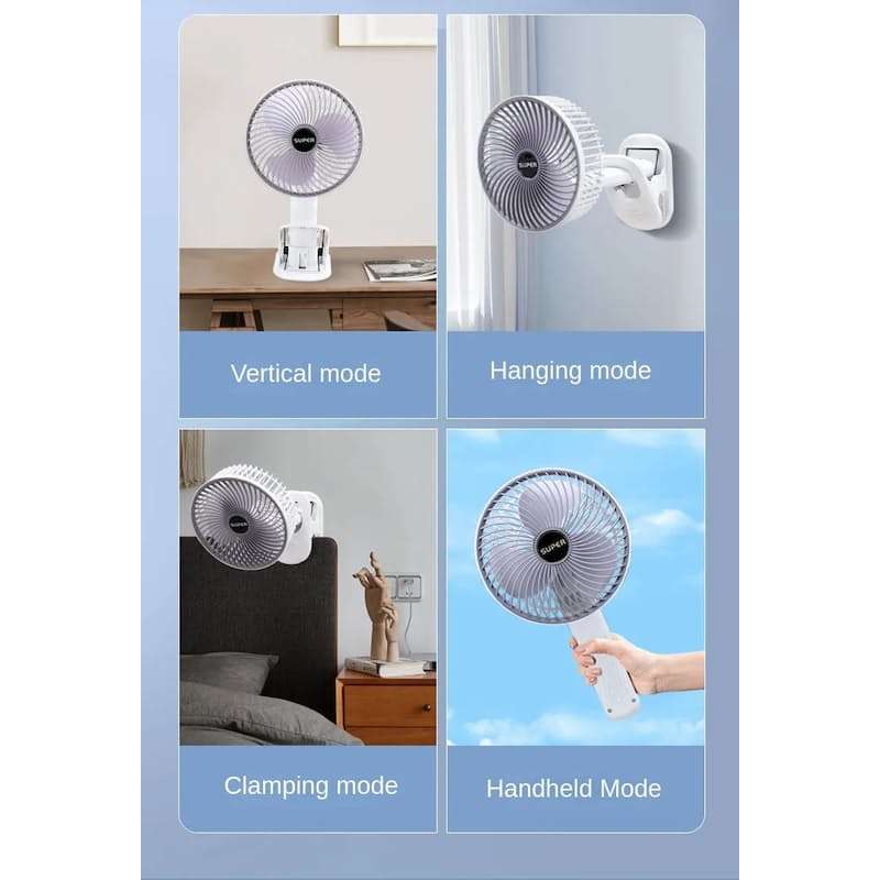 Portable  Rechargeable  Desk Fan