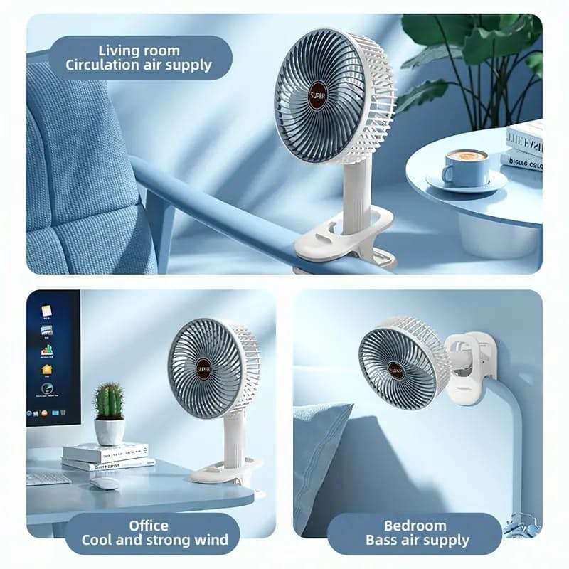 Portable  Rechargeable  Desk Fan