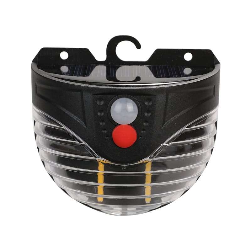 Portable Round Outdoor LED Solar Wall Light with Motion Sensor & Hanging Hook With 3 Lighting Modes