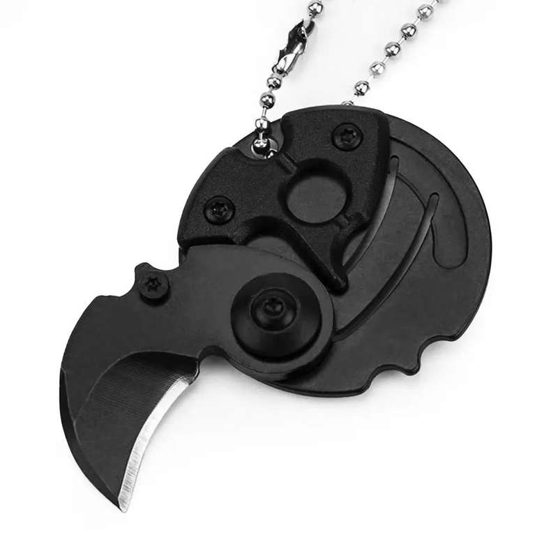 Mini Portable Folding  Coin Shaped Knife