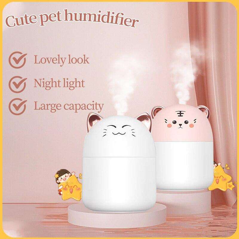 Air Aroma Diffuser Led Colorful Light Transforming Aroma Humidifier For Bedroom