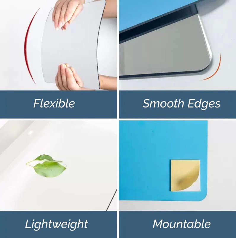 Acrylic Mirror Frameless Sticker