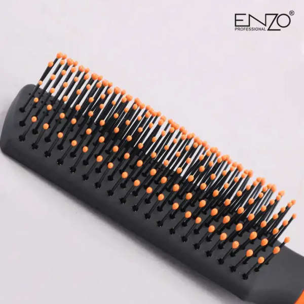 ENZO Family And Salon Use Eco-Friendly Nylon Paddle Hair Comb