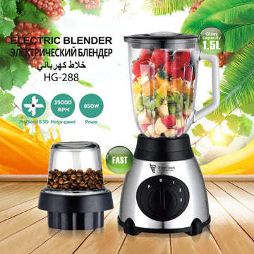 RAF Electric Blender With Glass Jug 1.5L
