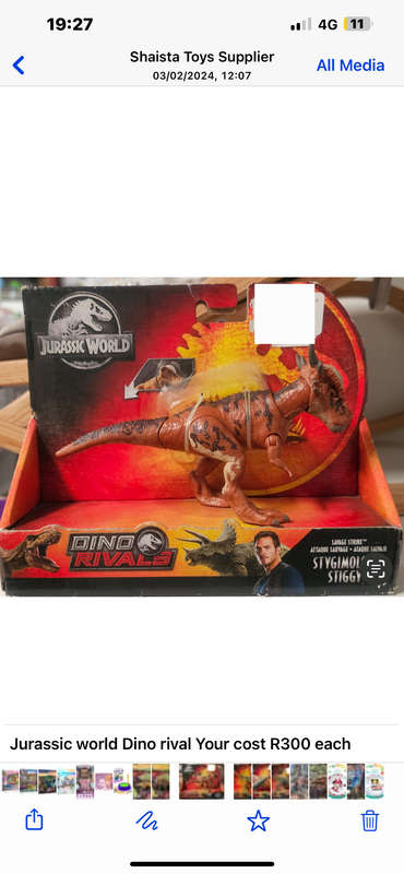 Jurassic World Dino Rivals Savage Strike Stygimoloch