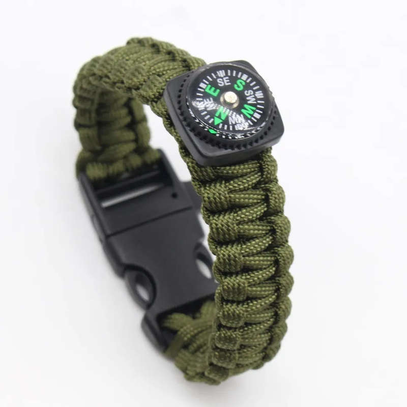 Paracord Survival Bracelet with Compass