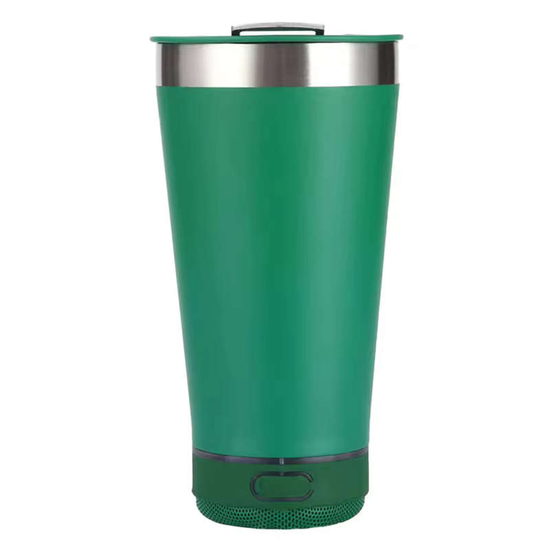 MTech 473ml Bluetooth Speaker Travel Mug  Stainless Steel Tumbler (Multiple Colors)