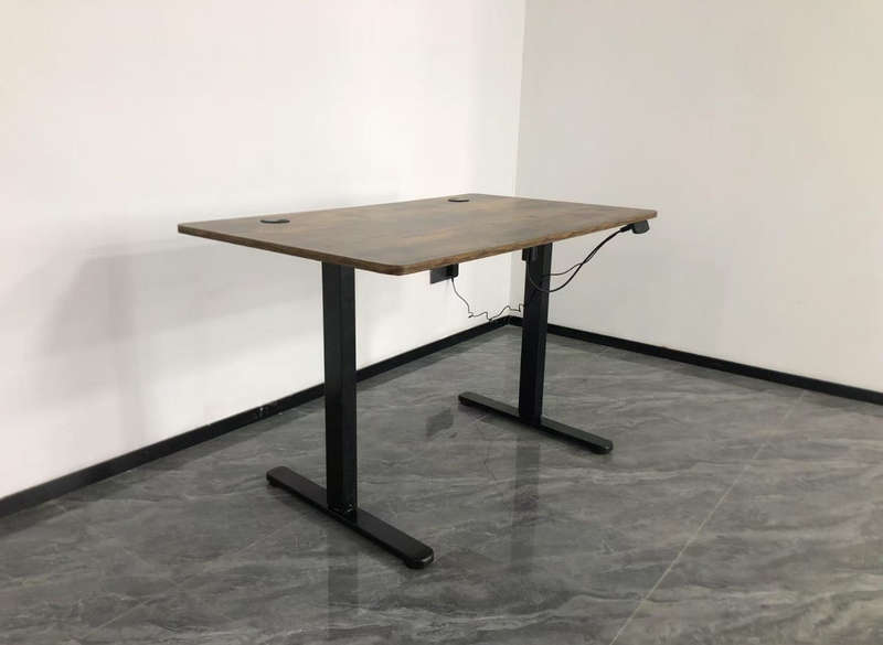 MFurn Electric Height Adjustable Standing Desk  120x60cm Sit-Stand Desk With Memory Presets, T...
