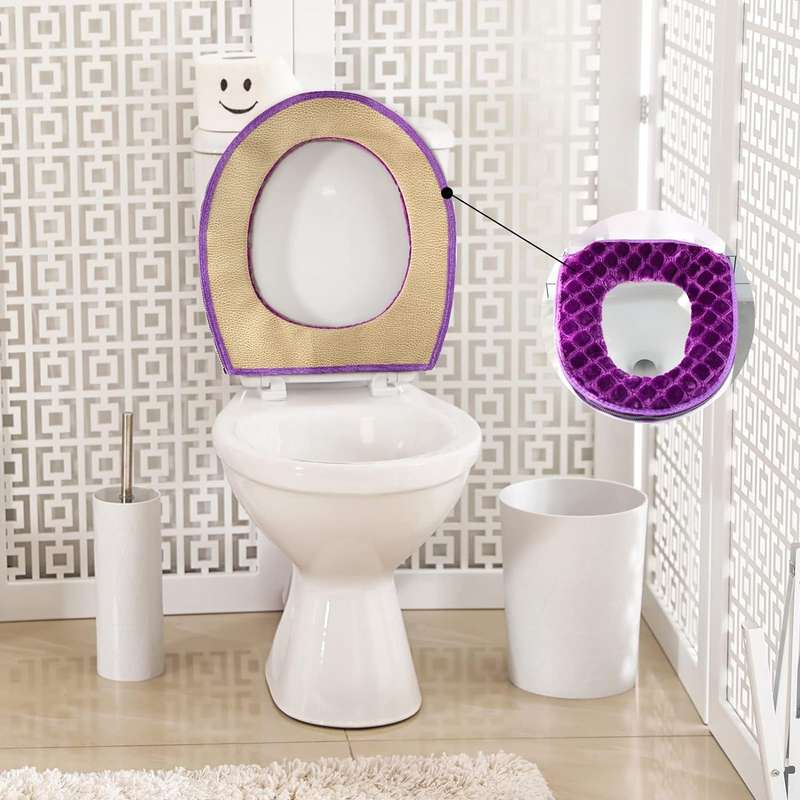 Plush Toilet Seat Cover