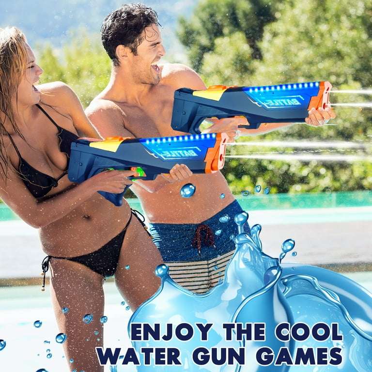Electric Water Gun for Kids, 32 FT Long Range Powerful Squirt Gun