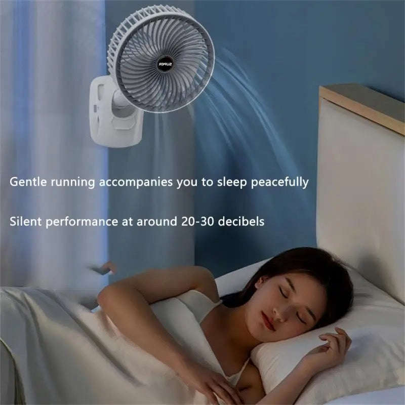 Desktop Fan - Usb Charging Usb Charging Clip Three Speed Regulation Wall Mounted Fan Small Applia...