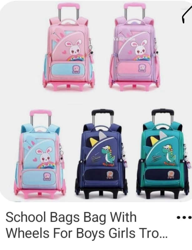 School Bag Wheels School Trolley Backpack Girls Wheeled Backpack School Bags