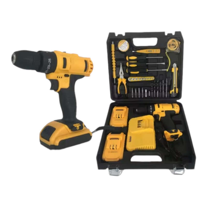 Cordless Lithium Battery Screwdriver & 32pc Set