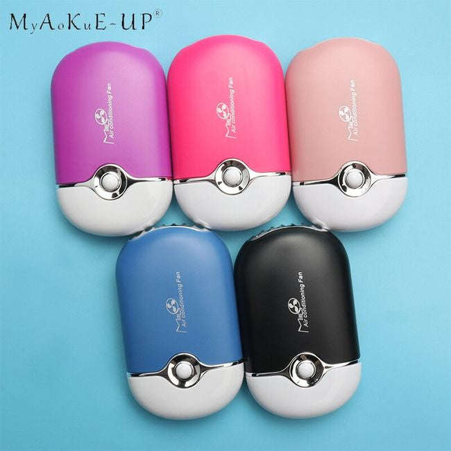 Mini Portable USB Eyelash Dryer Air Conditioning Blower Lashes Glue Fast Dry Fan Mascara Dryer Ey...