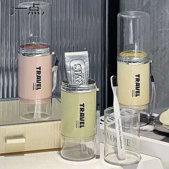 MHome 2:1 Travel Toothbrush Holder & Cup Various Options