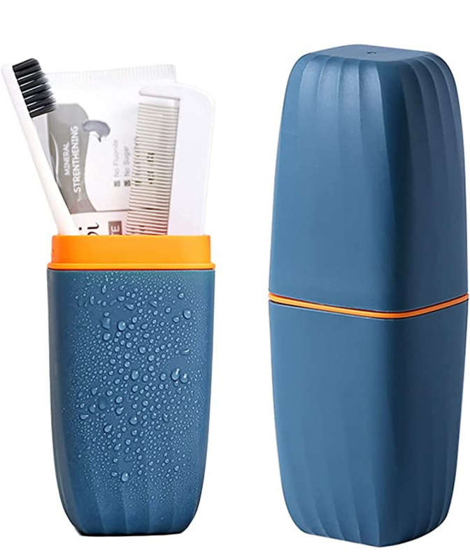 Mclean Travel Toothbrush Holder Various Options 2pc Set
