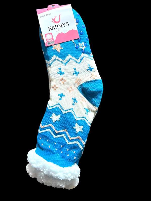 Indoor Non slip | Winter Stylish Design Socks-Long