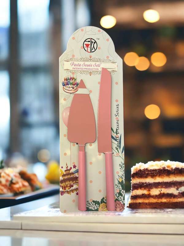 2 Piece Cake Cutting Utensil