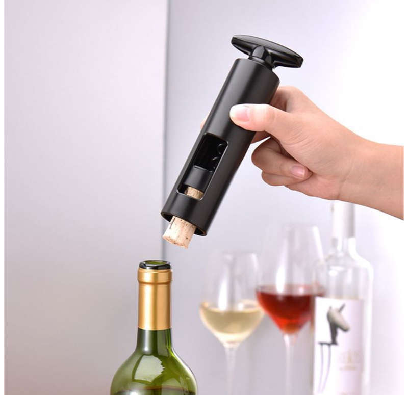 MHome Wine Bottle Opener Foil Cutter Corkscrews 4pc Set
