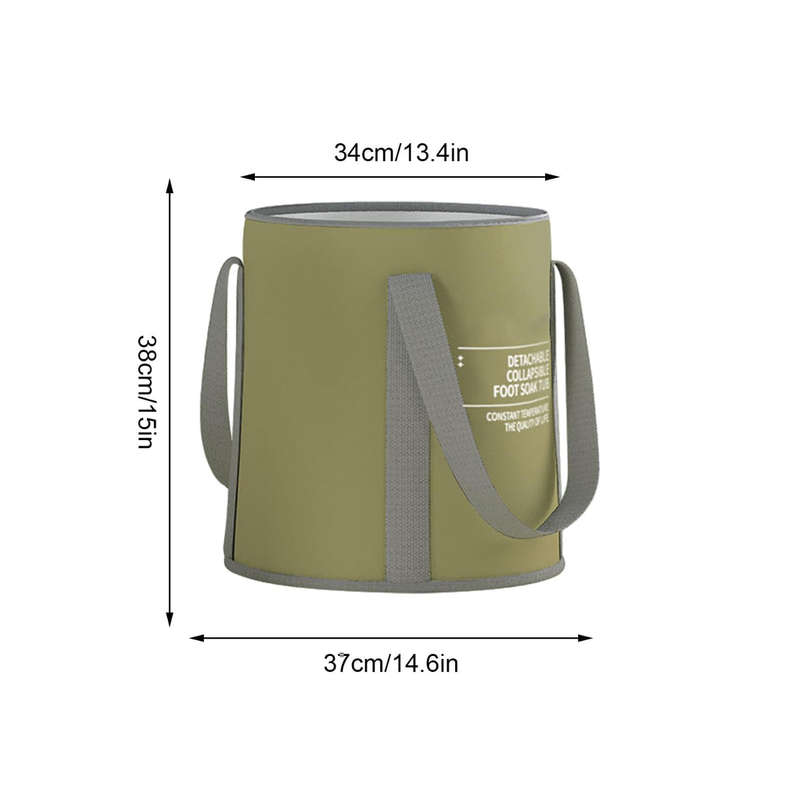 Foot Soaking Bucket | Foldable Foot Bath Basin Bag | Feet Soaking Tub and Foot Wash Basin for Foo...