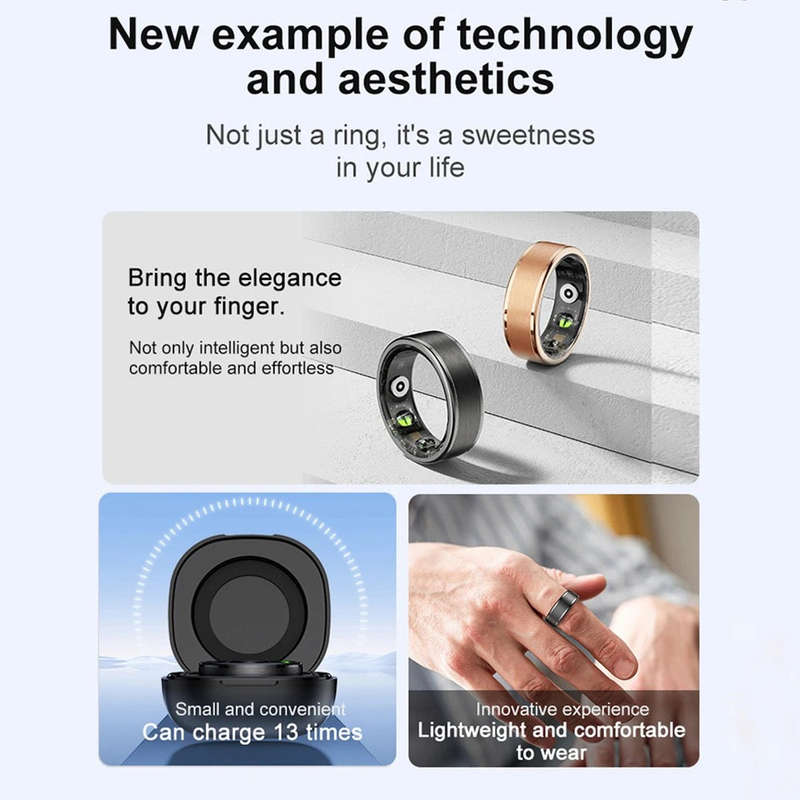 SENBONO Smart Health Ring R03 With Blood Oxygen Heart Rate Sleep Tracking Wearable Electronic Sma...