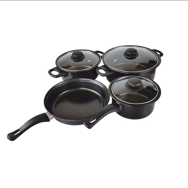 MHome Non-Stick Cookware 13pc Various Colour Options