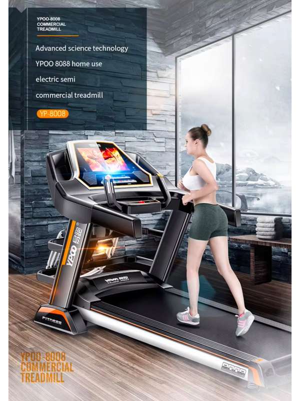 Pro-Sportz 8008 (F88) Semi-Commercial Folding Treadmill  3.5HP Motor, 7 HD TFT Screen, Auto...
