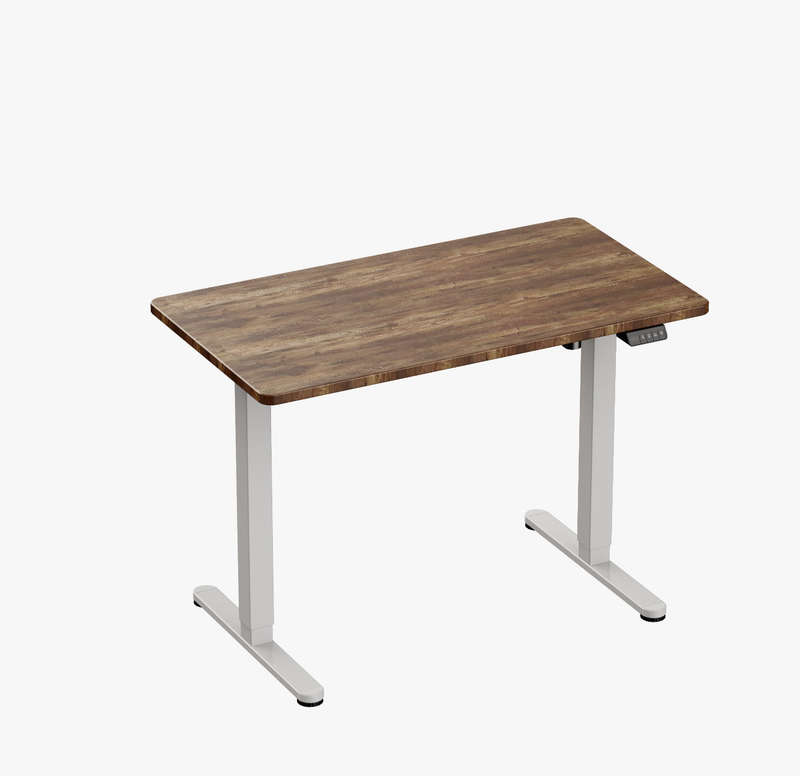 MFurn Electric Height Adjustable Standing Desk  120x60cm Sit-Stand Desk With Memory Presets, T...
