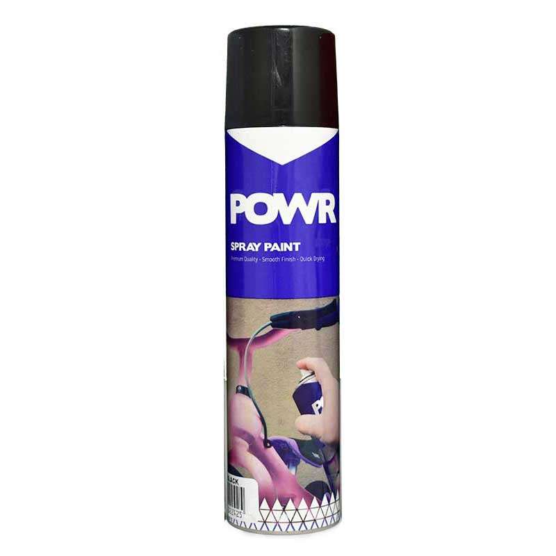 POWR Spray Paint 300ml  Quick-Drying, Acrylic-Based, Lead-Free Color Spray for Interior & Exte...