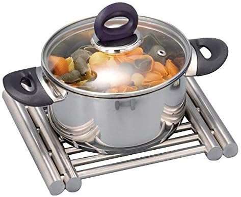 Extendable Stainless Steel Pot Holder  Adjustable Trivet For Hot Dishes, Cookware & Pans