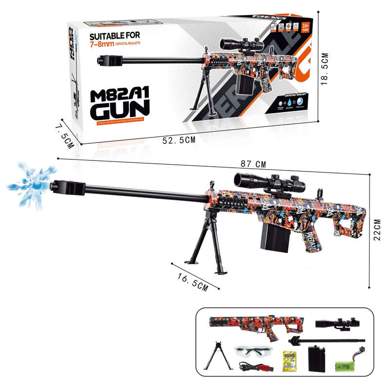 Barrett M82 Gel Blaster Sniper Gun With Scope