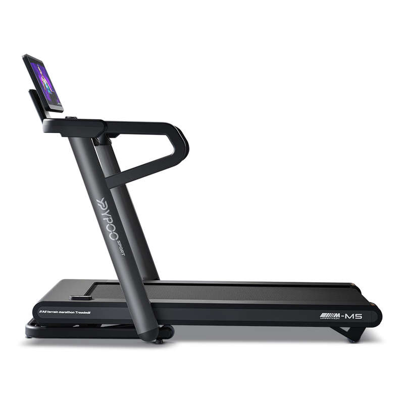 M5 Semi-Commercial Treadmill with -6% to +15% Incline & AI Suspension Shock Absorption