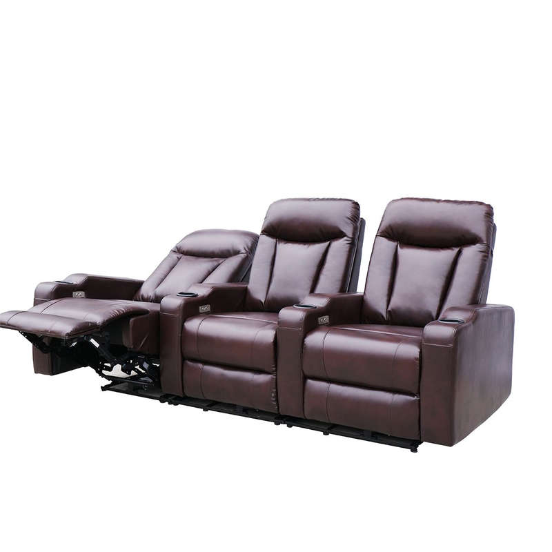 3 Seater Recliner Home Theater Couch Chair