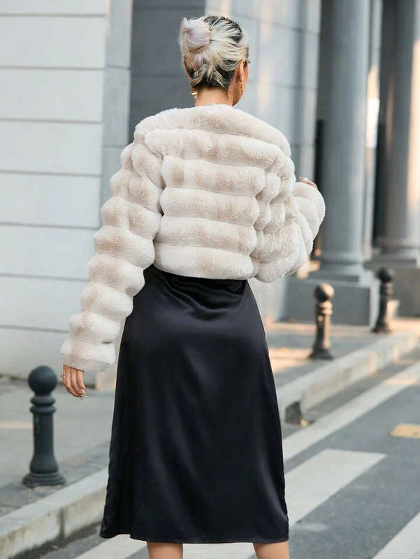 Fuax Fur Coat Jacket Female Winter Artificial Mink Fur Warm Coats High Quality Stylish and Comfor...