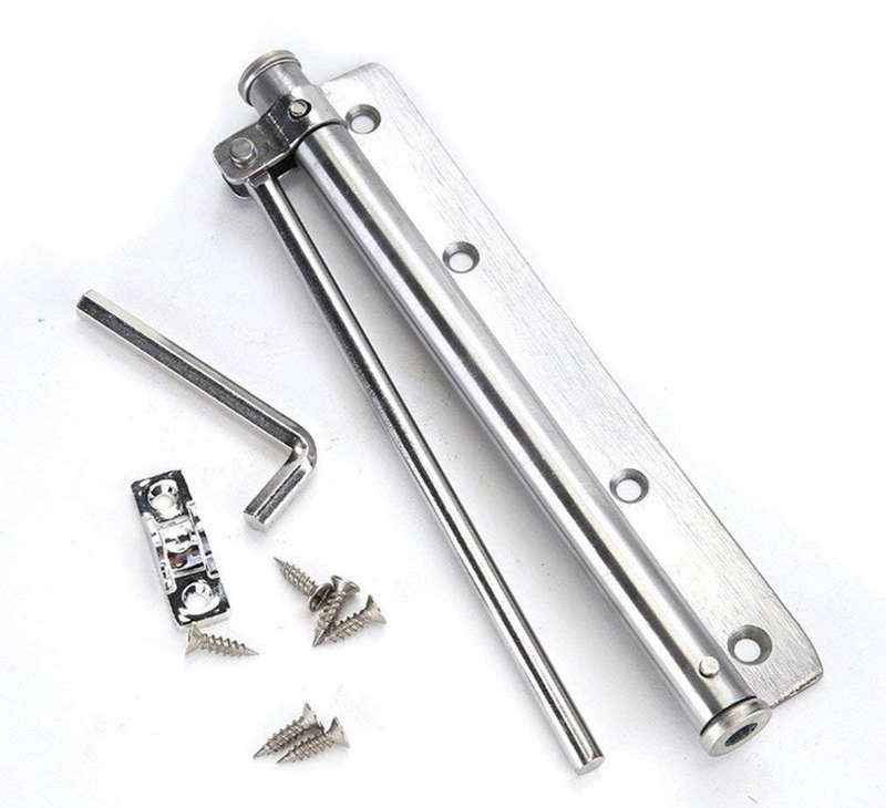 Spring Door Closer Automatic Adjustable Force Pulley Mute Automatic Door Closing Device Suitable ...