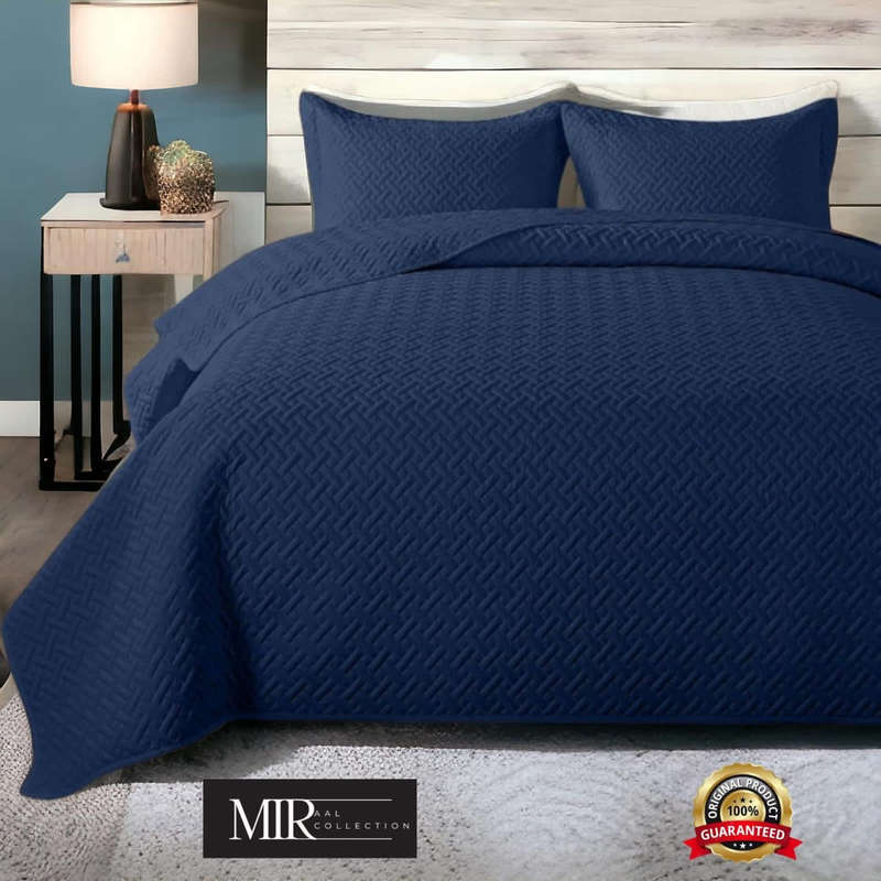 Miraal Collection Bedspread Set 5pc- Vibrant Colour Options