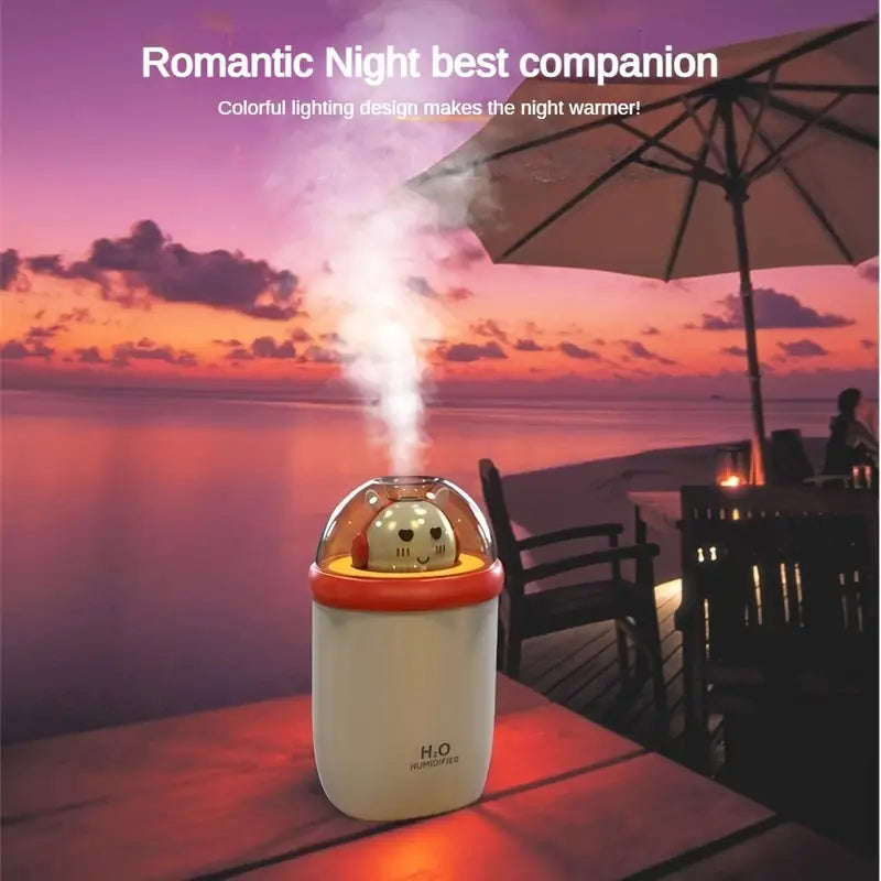1pc, Cute Air Humidifier, Small Household Desktop USB Spray Humidifier, Mini Car Air Humidifier, ...