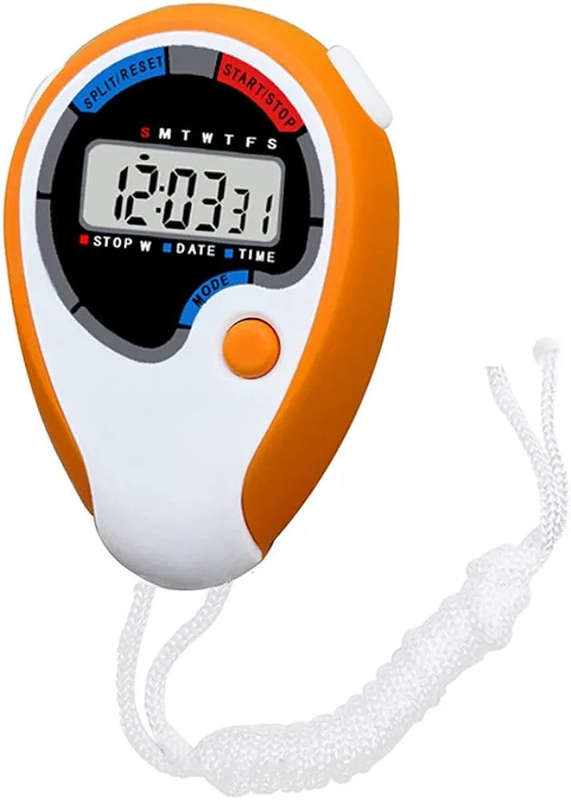 Digital Professional Handheld  Electronic Stopwatch with String