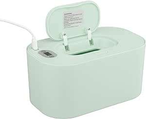 Portable Heated Wet Wipe Dispenser Wet Tissue Warmer USB Adjustable Baby Wipe Warmer Heater with ...
