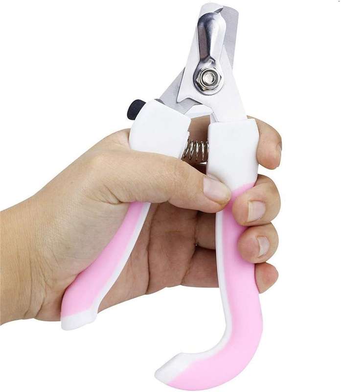 Pet Nail Clippers with Nail File  Stainless Steel Cat & Dog Claw Trimmer