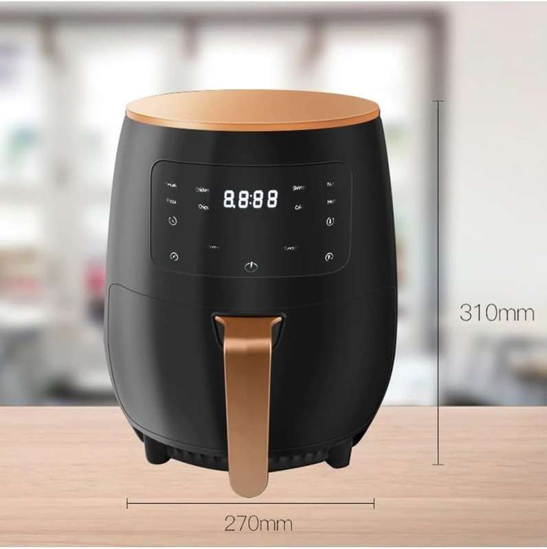 Digital Touch Air Fryer  6L Multifunctional with Bonus 3-Piece Nesting Tongs Set