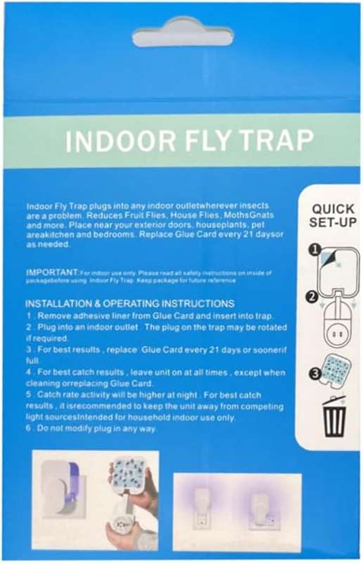 Mosquito Indoor Fly Trap, Non-Toxic Multi-insect Killer