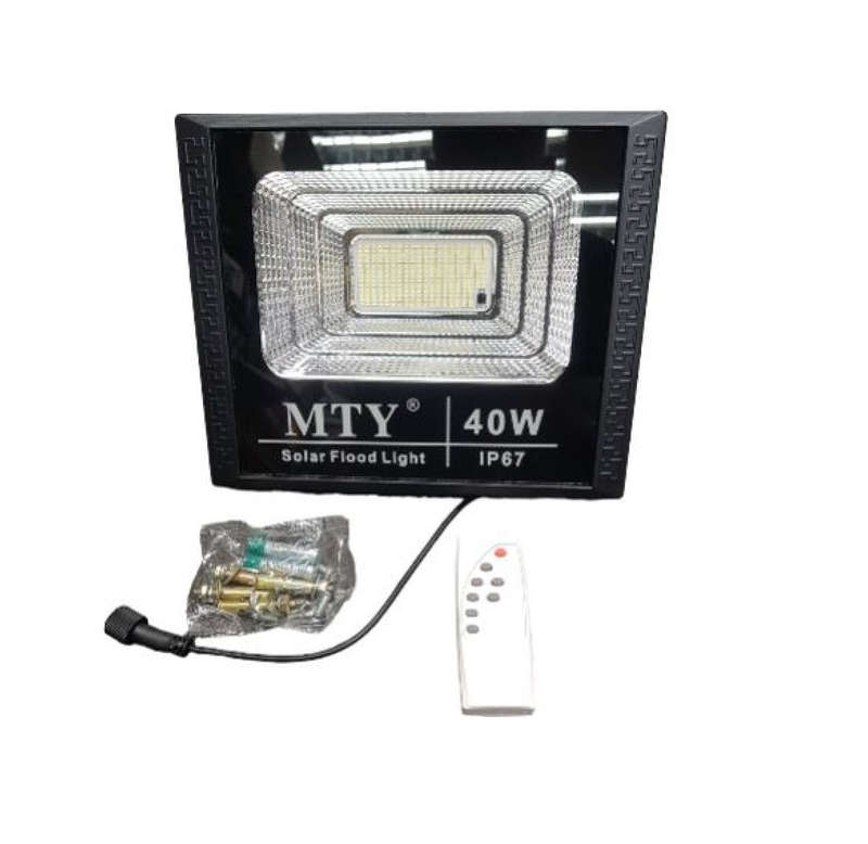 MTY - Solar Powered LED Flood Light 40W